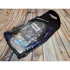 Swimstar Snorkel Set For Beach Dark Blue Mask And Snorkel Adult